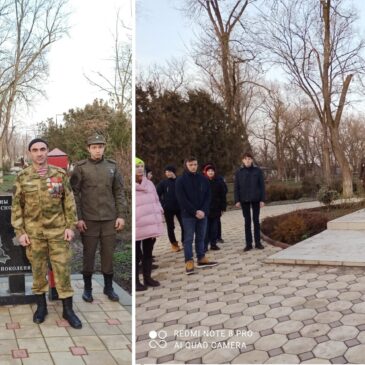 СТАВРОПОЛЬСКИЕ ВЕТЕРАНЫ ПОСЁЛКА ЗАТЕРЕЧНЫЙ ПРОВЕЛИ МИТИНГ И ВОЗЛОЖЕНИЕ К МЕМОРИАЛУ СЛАВЫ В ПАМЯТЬ О ВОИНАХ-ИНТЕРНАЦИОНАЛИСТАХ