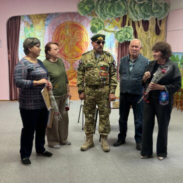 ЧЛЕНЫ НЕВИННОМЫССКОГО ГОРОДСКОГО ОТДЕЛЕНИЯ «БОЕВОГО БРАТСТВА» ВРУЧИЛИ БЛАГОДАРСТВЕННЫЕ ПИСЬМА КОЛЛЕКТИВУ ДЕТСКОГО САДА