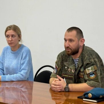 АКТИВИСТ «БОЕВОГО БРАТСТВА» ВСТРЕТИЛСЯ С МОЛОДЕЖЬЮ В СЕЛЕ ЛЕВОКУМСКОМ