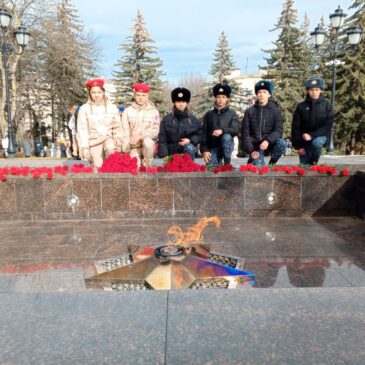 КАДЕТЫ ВПК «БЕРКУТ» ПРИНЯЛИ УЧАСТИЕ В ПАМЯТНОМ МЕРОПРИЯТИИ