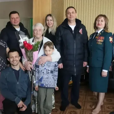 АКТИВИСТ «БОЕВОГО БРАТСТВА» ПОЗДРАВИЛ ВЕТЕРАНА ТРУДА С 93-ЛЕТИЕМ