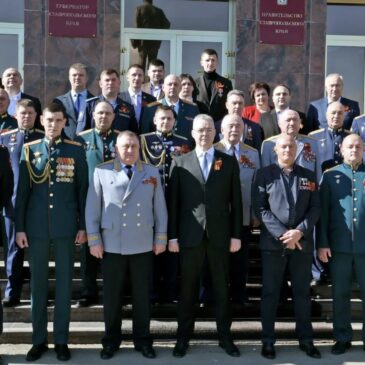 ЧЛЕНЫ «БОЕВОГО БРАТСТВА» ВСТРЕТИЛИСЬ С ГУБЕРНАТОРОМ СТАВРОПОЛЬЯ НАКАНУНЕ ДНЯ ЗАЩИТНИКА ОТЕЧЕСТВА