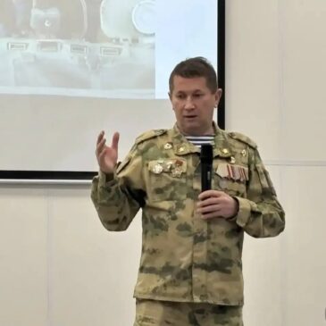 РУКОВОДИТЕЛЬ НЕВИННОМЫССКОГО ГОРОДСКОГО ОТДЕЛЕНИЯ «БОЕВОГО БРАТСТВА» ВЫСТУПИЛ НА ЛИНЕЙКЕ В ЛИЦЕЕ №6