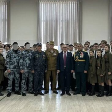 ЧЛЕНЫ МИНЕРАЛОВОДСКОГО ОТДЕЛЕНИЯ «БОЕВОГО БРАТСТВА» ПОСЕТИЛИ КОНЦЕРТ В КОЛЛЕДЖЕ ЖЕЛЕЗНОДОРОЖНОГО ТРАНСПОРТА