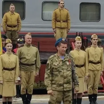 В НЕВИННОМЫССК ПРИБЫЛ РЕТРО-ПОЕЗД «ПОБЕДА»